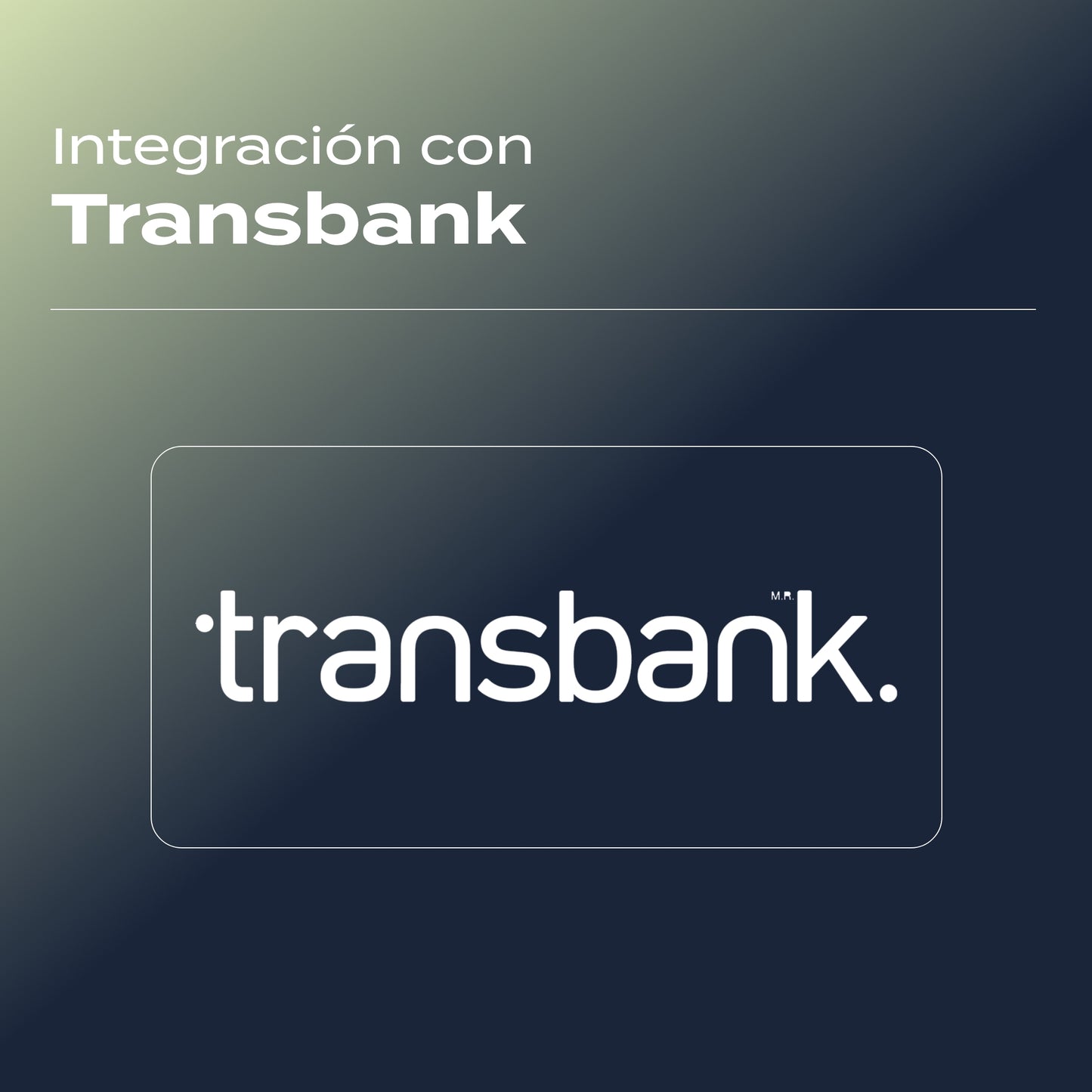 Integración con Transbank