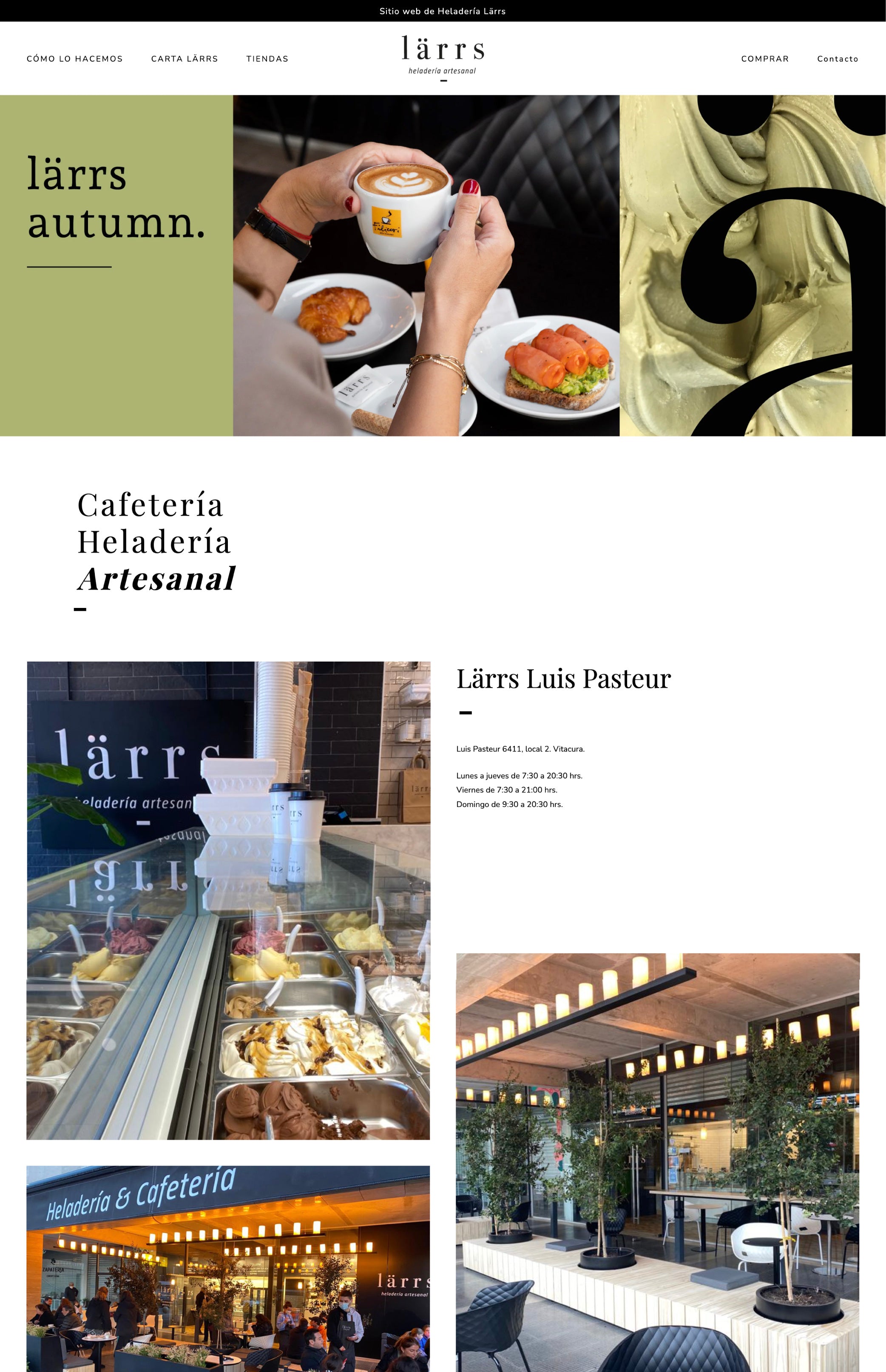 <p><strong>Heladería Lärrs</strong></p>