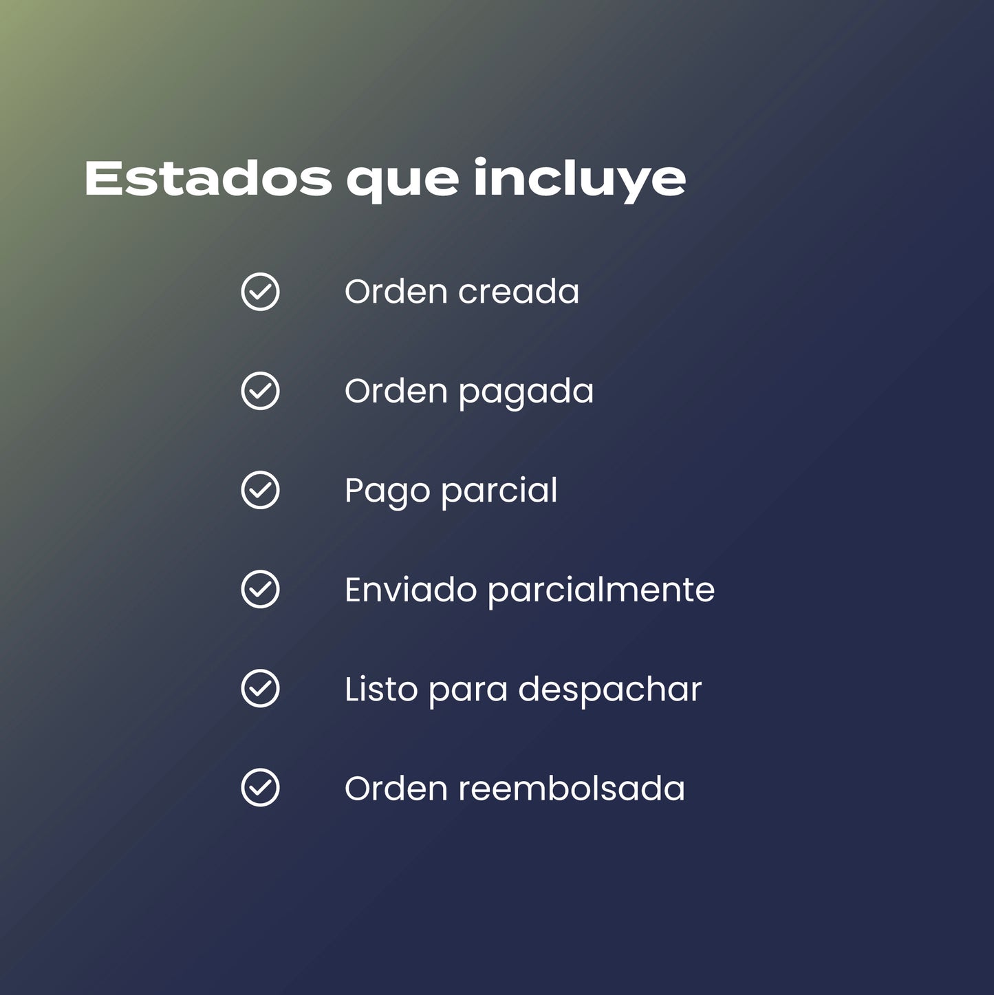 Página de Seguimiento de Órdenes
