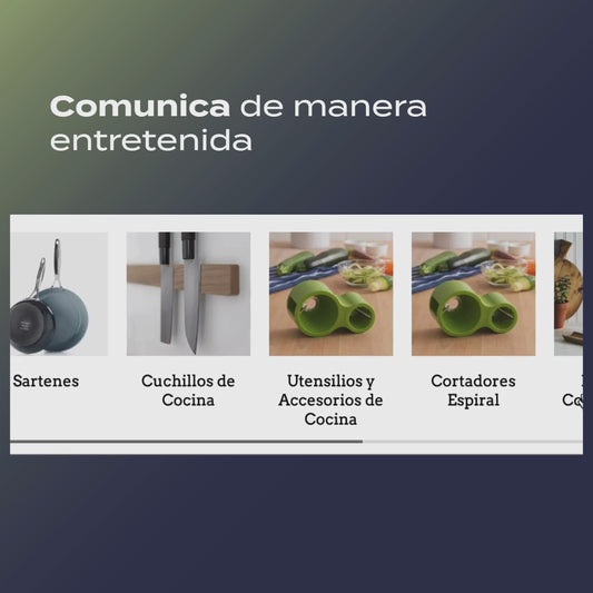 Sección Slider en página de Colección