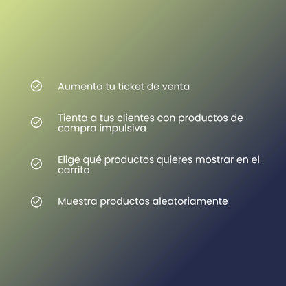 Modulo de sugerencia de productos en el carrito