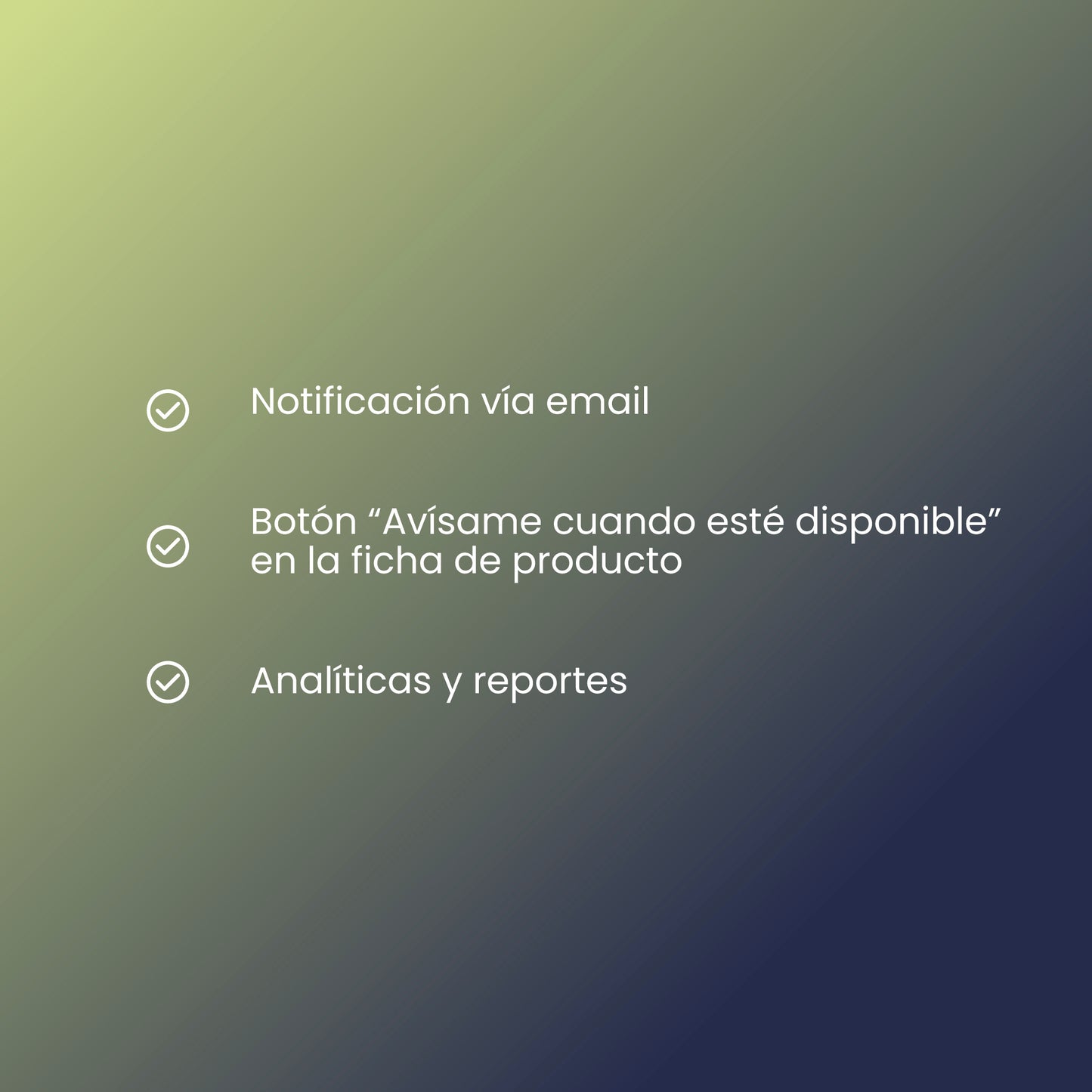 Configuración de Back in Stock (App de Shopify)