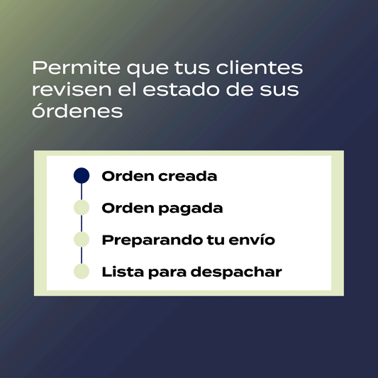 Página de Seguimiento de Órdenes