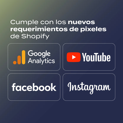 Configuración de Píxeles de Google Analytics y Meta en Shopify