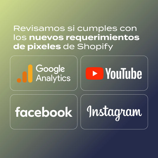 Revisión de Configuración de Píxeles de Google Analytics y Meta en Shopify