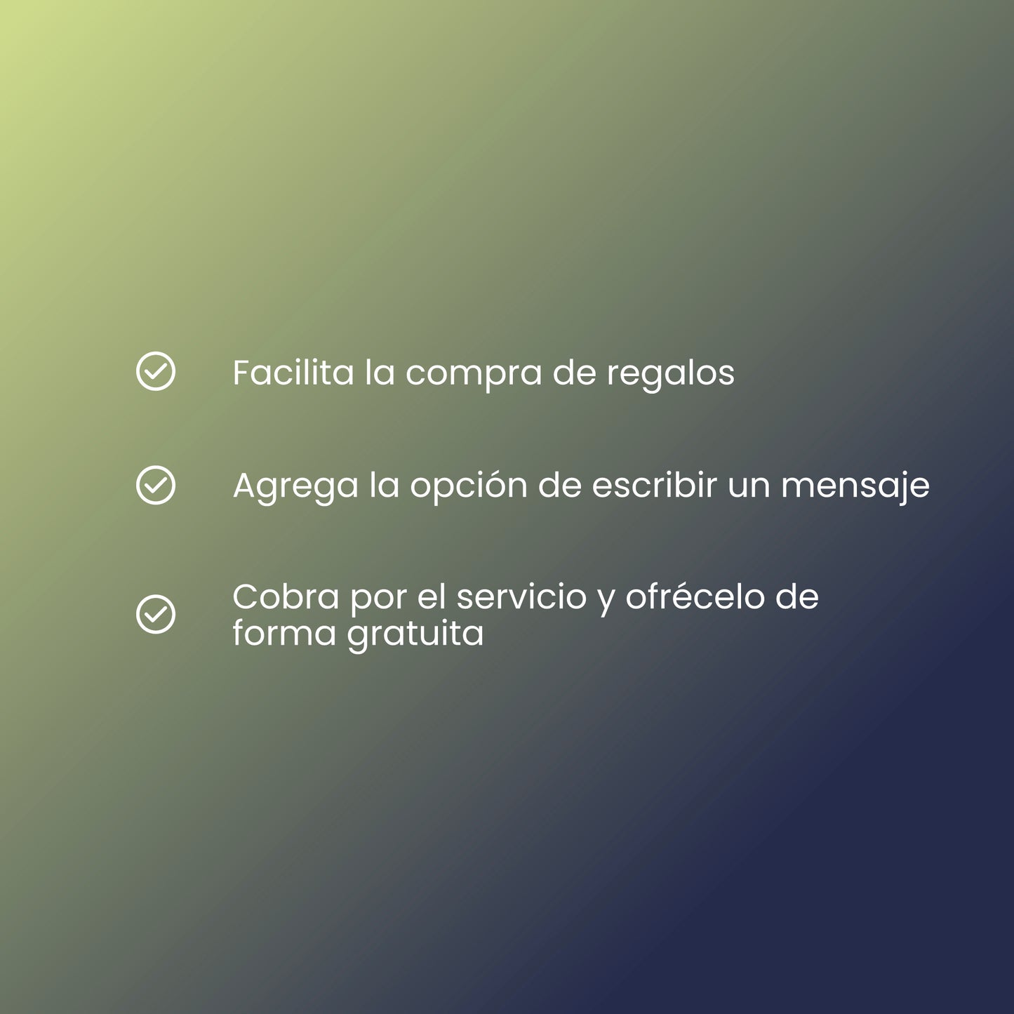 Módulo Envolver para regalo con De, Para y Mensaje